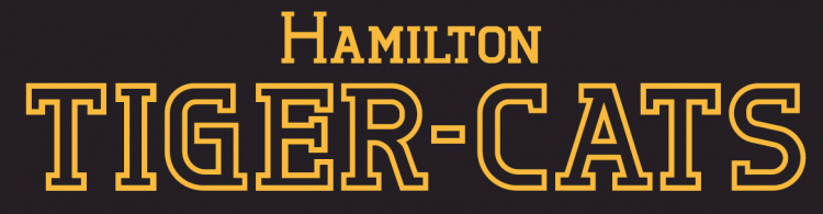 hamilton tiger-cats 2010-pres wordmark logo v3 iron on transfers for T-shirts